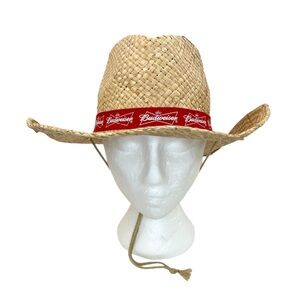 Budweiser Straw Cowboy Hat